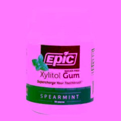 Xylitol Gum Spearmint 50 ct By Epic Dental