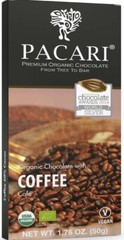 Pacari Coffee Chocolate Bar – 1.76 oz. – 50 g.