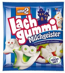 7x Nimm2 Lachgummi Milchgeister Fruit Juice Vitamin 225g – Ships from Germany!