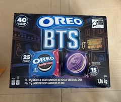 BTS Brown Sugar Pancake & OREO Double Stuf Cookies Variety Pack 1.02 oz 40 pk