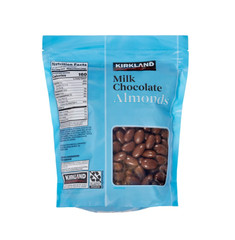 Kirkland Signature Milk Chocolate Covered Almonds, 48 oz