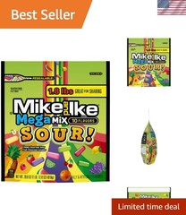 28.8oz Mike and Ike Mega Mix Sour – Perfectly Shareable Chewy Gummy Treat