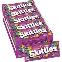 SKITTLES Wild Berry Summer Chewy Candy Assortment, 2.17 Oz each, Pack of 36-1