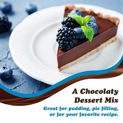 Dove Milk Chocolate Pudding Mix 3.34 Oz Pack Of 12 Easy To Make Dessert Mix