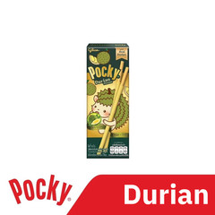 Glico Pocky Durian Biscuit Stick 25g x10 Limited Edition Thai Exotic Snack Sweet
