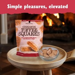 Brown & Haley Cinnamon Toffee Squares – 17oz Bag – Churro Pack of 1, Variety