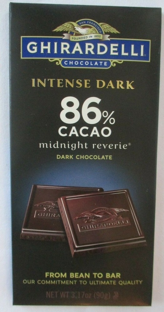 10 BARS GHIRARDELLI 86% INTENSE DARK CHOCOLATE MIDNIGHT REVERIE 3.17-OZ BAR