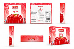 Pack of 6 Rafhan Strawberry Jelly Mix – Strawberry Flavour (80g Each)