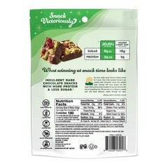2 Packs-JOJO’s Dark Chocolate Pistachio Almond Cranberry Bites 14.4 oz