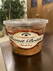 2 PACK Brittle-Brittle Peanut Brittle 38 Oz. EACH JAR – FREE SHIPPING