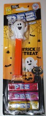 Pez Dispenser Halloween w 3 Candy Rolls – Baby Ghost – Best By 03/28 – Sealed