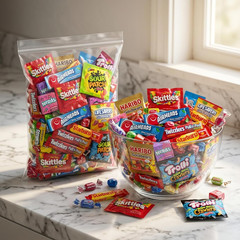 Variety Candy Pack – Bulk Assortment of Individually Wrapped Sour Candy, Gummies