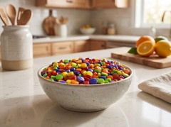 Sour Candy Bites Lemon Lime Orange Blue Raspberry Cherry – 2 lbs Intensely Ta…