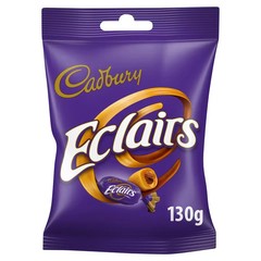 Cadburys Chocolate Eclair Bag – 130g – Pack of 2 (130g x 2 Bags)