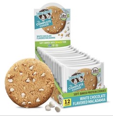 Lenny & Larry’s White Chocolate Flavored Macadamia Cookies 16g, Pack of 12
