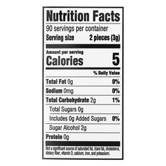 Trident White Peppermint Sugar Free Gum, 180 180 Count (Pack of 1),