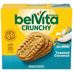 (3 pack) belVita Breakfast Bars Biscuits, Toasted Coconut, 5 Packs (4 Biscuits)
