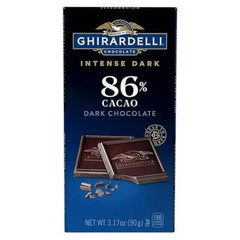 Ghirardelli Intense Dark Chocolate Bar 86% Cacao 3.17 oz ( 2 Pack)