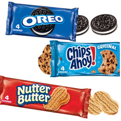 ​​Nabisco Cookies Variety Pack, OREO, Nutter Butter, and ​CHIPS AHOY!, 10 Four