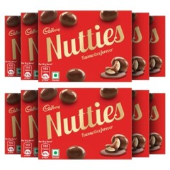 Cadbury Nutties Chocolate Pack 30 gram Pack of 10 With Free Shipping