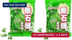 Hongyuan Guava Candy, 12.3 oz (Pack of 2) Asian Fruit Hard Candy, Sweet & Tangy