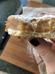 Gooey Almond Bars * Made with Organic Ingredients