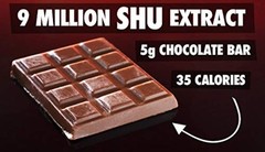 World’s Hottest Chocolate Bar – 9 Million SHU of Fiery Delight in 1.5″ Size