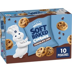 Mini Soft Baked Cookies Chocolate Chip Snack Bags 10ct 10oz