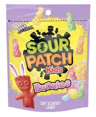 Sour Patch Kids Bunnies Soft & Chewy Candy — Case of 12 Bags | Easter Candy Bulk