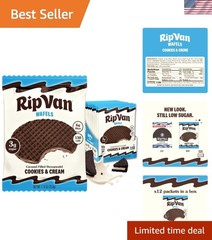 Individually Wrapped Cookies & Cream Stroopwafels – Low Sugar 3g – 12 Count