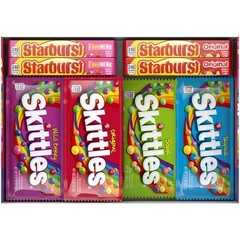 Assorted STARBURST & Skittles Bulk Candy – 30 Count for Trick-or-Treat & Gifting