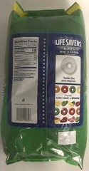 Lifesavers Mints Wint O Green Wintergreen 53.95 Oz Bag Apprx 437 Wrapped Pieces
