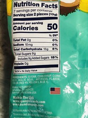 Dum.Dums-Tropical Mix Lollipops Free from Major Allergens. 3.5oz/99g
