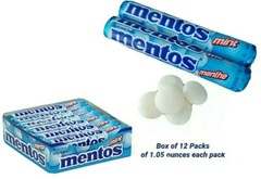 (12pks-Box) Mentos Clean Breath Mints Wintergreen Mints