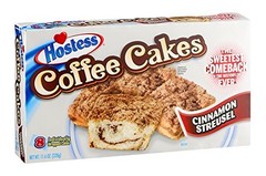 Hostess Coffee Cakes, Cinnamon Streusel, 8 Ct Box (Pack of 3)