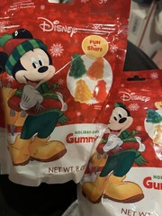 Disney Holiday Shaped Gummies 2 Bags 8 Oz New Exp 1/2025