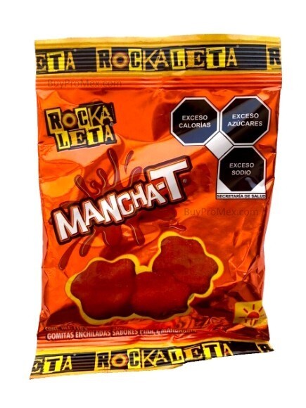 8-Pk Rockaleta Mancha-T Gomitas Enchiladas Sabor Piña Mandarina 110g/3.8oz