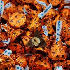 Hershey’s Kisses Whole Hazelnut, Filling in Rich Milk Chocolate Candy (5 Pounds)