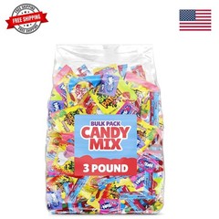 Bulk Candy Assorted Mix – 3 Pound Individually Wrapped Candies Variety Pack M…