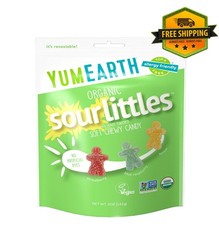 YumEarth Organic Sour Littles – Assorted Flavors Sour Chew Candy, 5 oz Bag