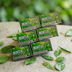 ASAHI Japan Mintia Catechin Green Tea Breath Mint 50 Tablets – Packs of Six (6)