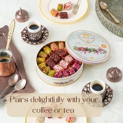 Turkish Delight Mix – 9 oz | Luxury Coatings of Pomegranate, Pistachio, Cocon…