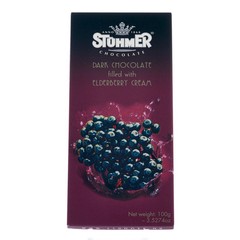10x STÜHMER Dark Chocolate Filled with Elderflower Cream 100g / 3.53 oz