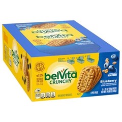 belVita Blueberry Breakfast Biscuits 4 Count Pack 8 Packs of 4 Biscuits