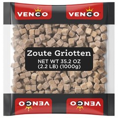 Licorice in 1 Kilo/ 2.2lb Bag – Venco Griotten Soft Sugar Coated Square Shape…
