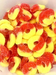 Strawberry Banana Gummy Ring Candy 8oz 1LB 2LB 3LB 4LB 4.5LB Bag Fresh Candy