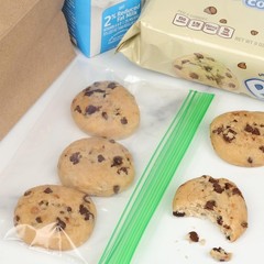Puff Chocolate Chip Cookies Ready-To-Eat Soft Baked Cookies Loaded W/ Chocolate