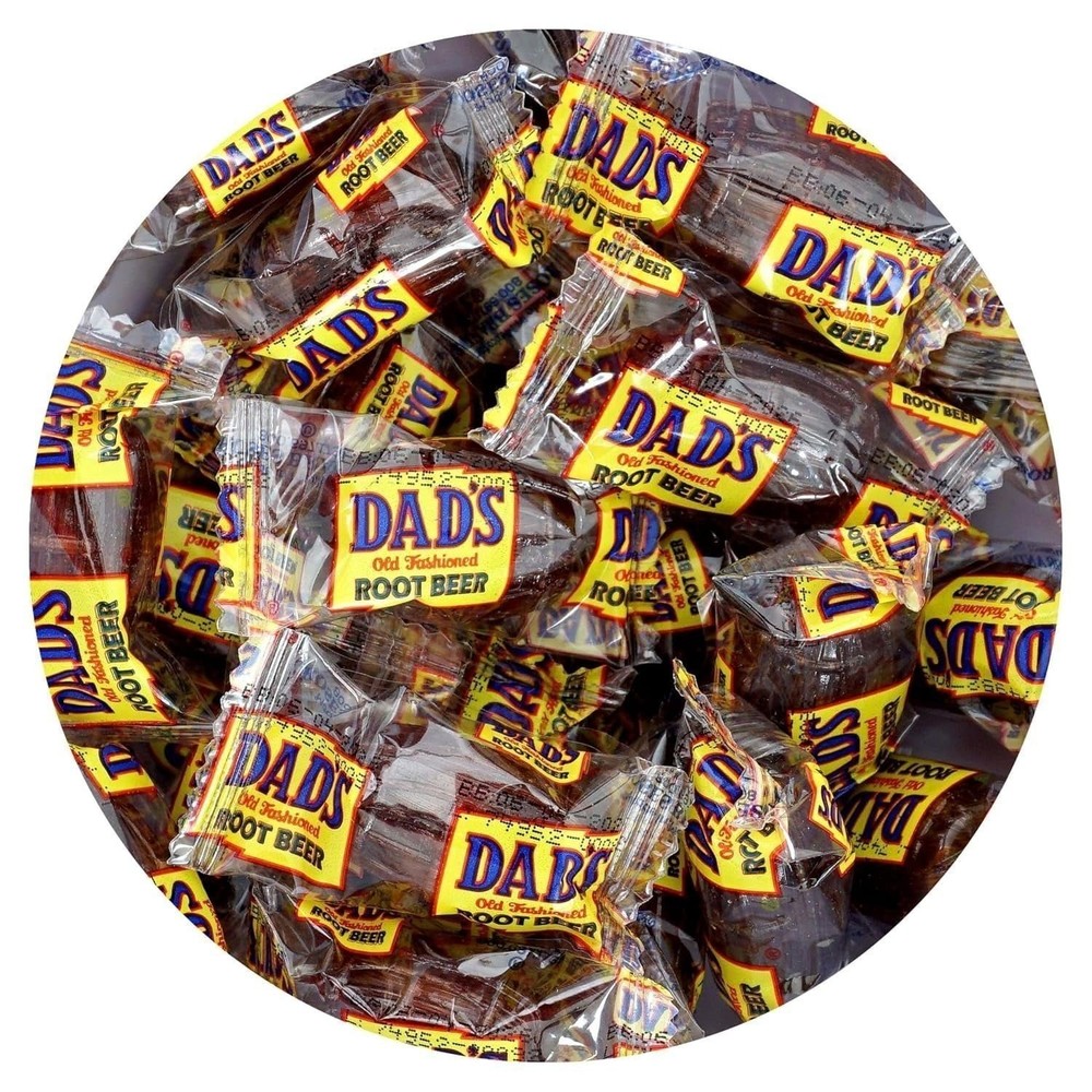 Dad’s Root Beer Barrels Hard Candy, 2lb Bulk Bag (Approximately 100 pcs), Old…