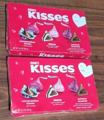 Lot Of 2 Boxes of Hershey Kisses Chocolate – Hugs & Brownie & Conversations