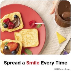 Nutella Hazelnut Spread Single Serve Mini Cups Pack of 120 Delicious Topping